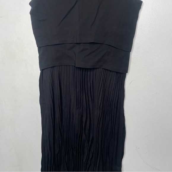A.L.C. SLEEVELESS DRESS ETTA BLACK PLEATED - Picture 10 of 13